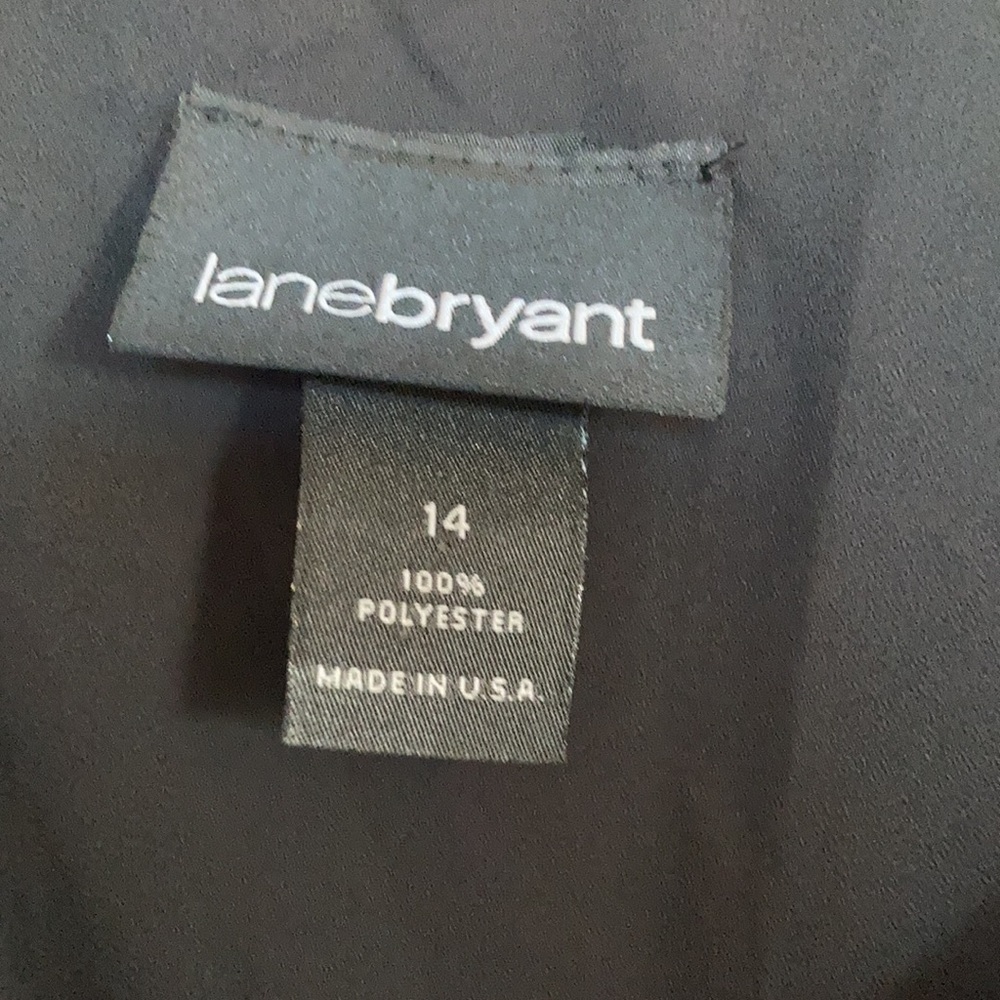 Lane Bryant painterly print sleeveless dress size 14 - Picture 11 of 15